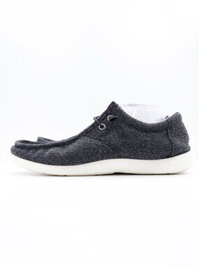 DayFive Carter Gray Black Knit Lightweight Casual Slip On Shoes - Men's 13